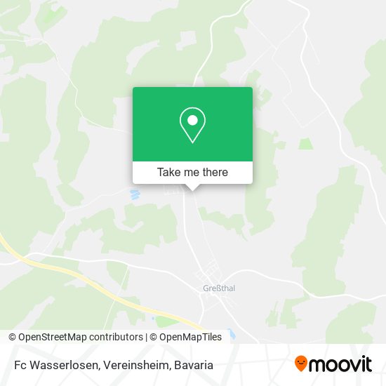 Fc Wasserlosen, Vereinsheim map