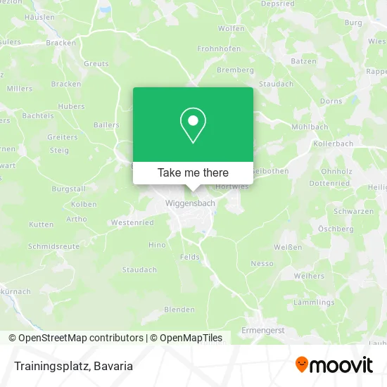 Карта Trainingsplatz