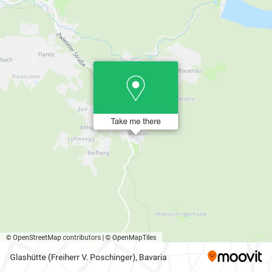 Карта Glashütte (Freiherr V. Poschinger)