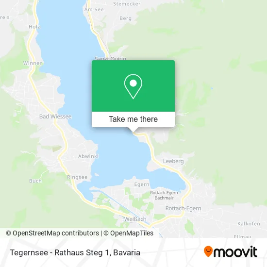 Карта Tegernsee - Rathaus Steg 1