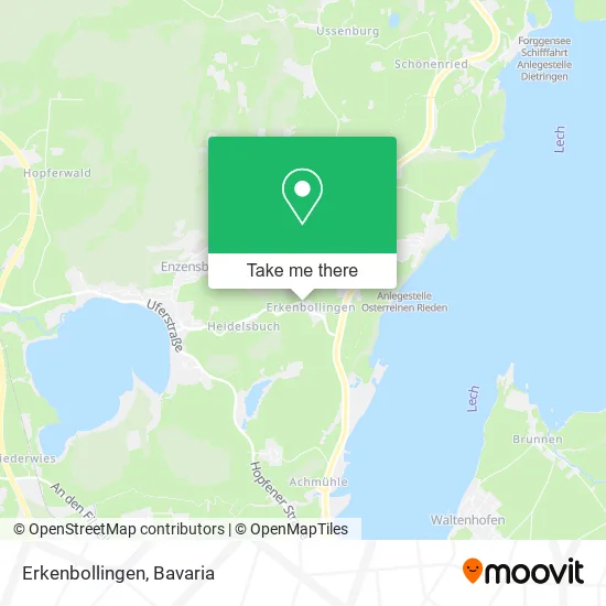 Карта Erkenbollingen