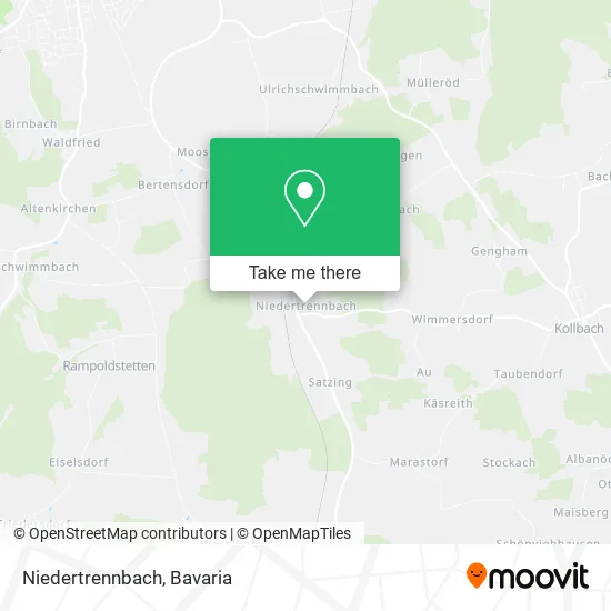 Карта Niedertrennbach
