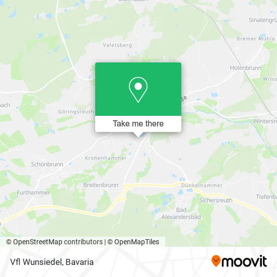 Карта Vfl Wunsiedel
