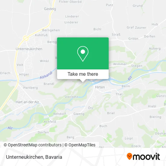 Карта Unterneukirchen