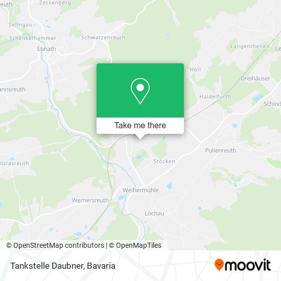 Tankstelle Daubner map