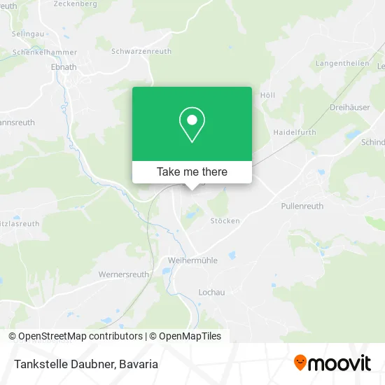 Карта Tankstelle Daubner