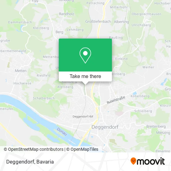 Карта Deggendorf
