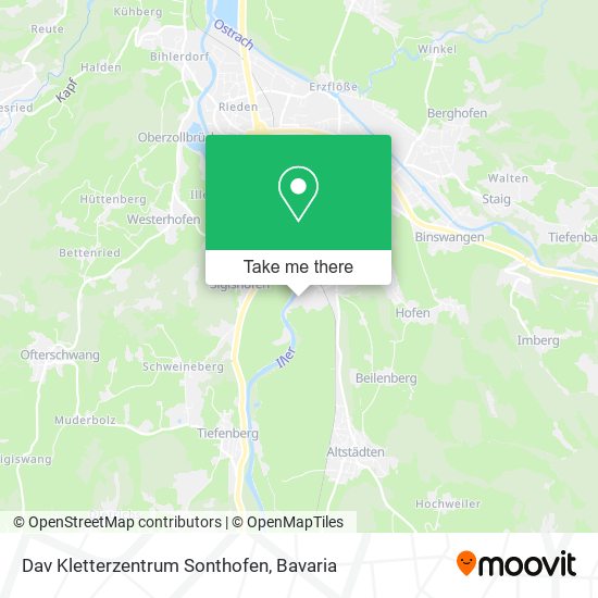 Карта Dav Kletterzentrum Sonthofen