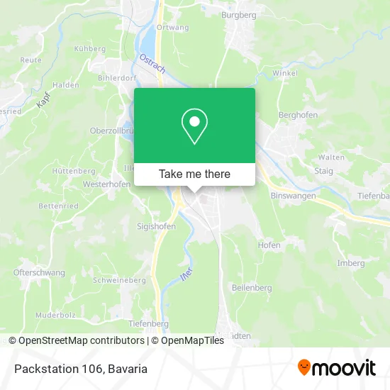 Карта Packstation 106