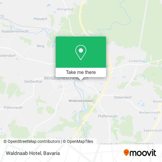 Waldnaab Hotel map