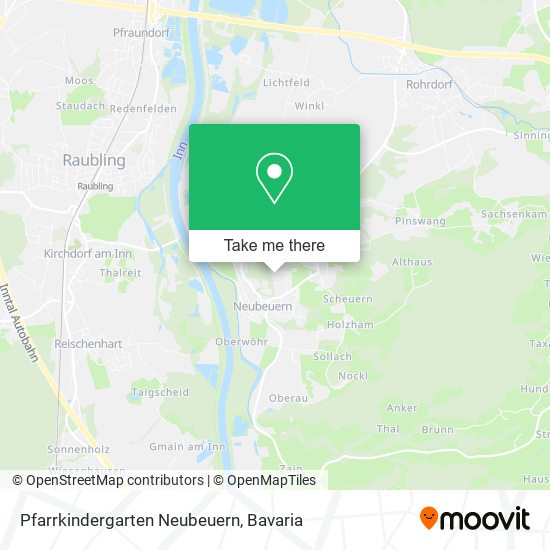 Pfarrkindergarten Neubeuern map