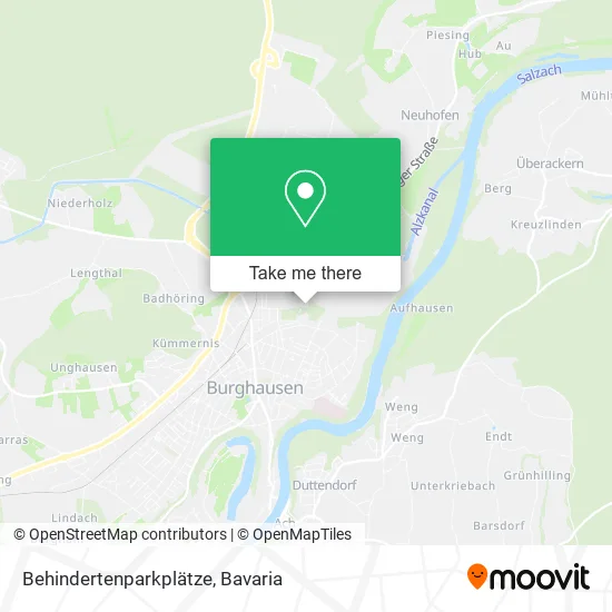 Карта Behindertenparkplätze