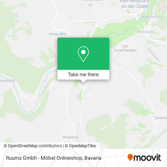 Ruumz Gmbh - Möbel Onlineshop map