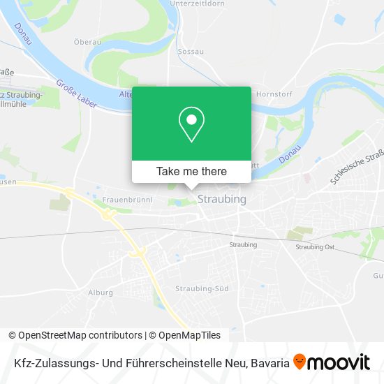 Kfz-Zulassungs- Und Führerscheinstelle Neu map