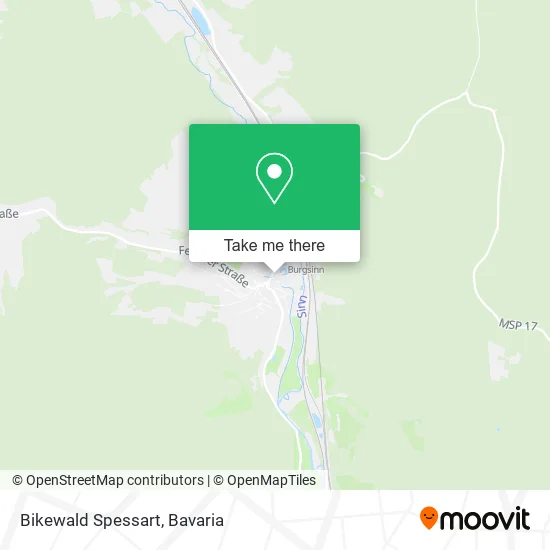 Карта Bikewald Spessart