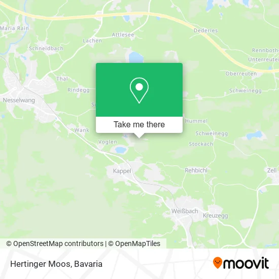 Карта Hertinger Moos