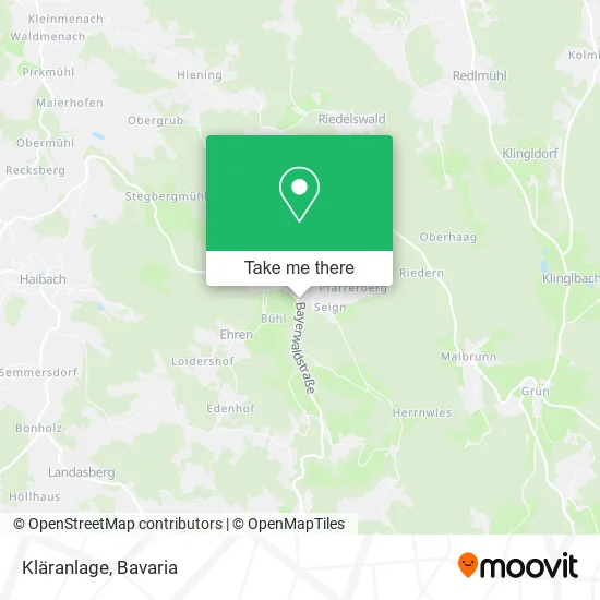 Карта Kläranlage