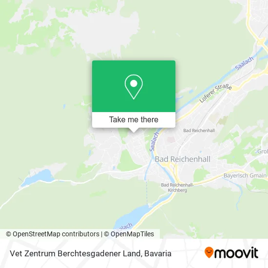 Карта Vet Zentrum Berchtesgadener Land