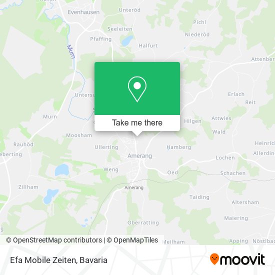 Карта Efa Mobile Zeiten