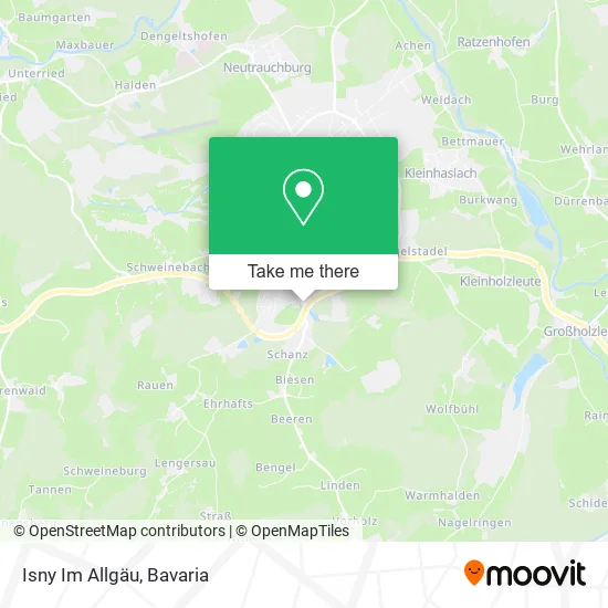 Карта Isny Im Allgäu