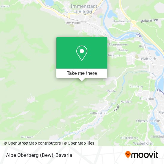 Карта Alpe Oberberg (Bew)