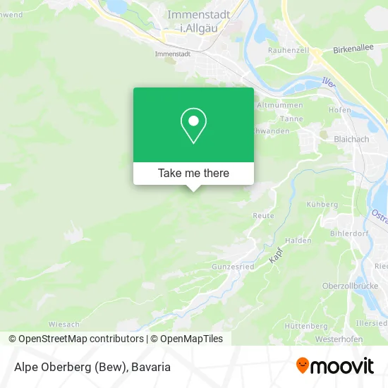 Карта Alpe Oberberg (Bew)