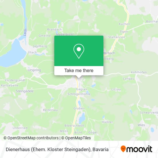 Dienerhaus (Ehem. Kloster Steingaden) map