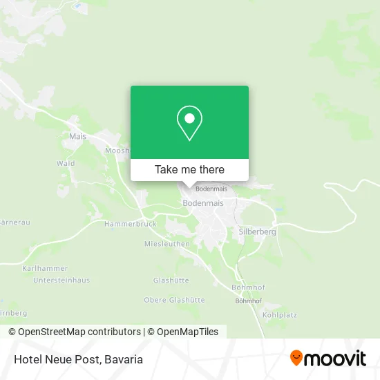 Карта Hotel Neue Post