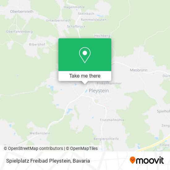 Карта Spielplatz Freibad Pleystein