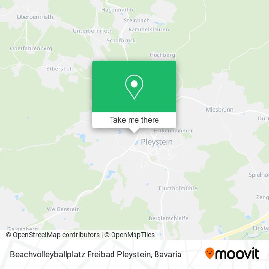 Beachvolleyballplatz Freibad Pleystein map