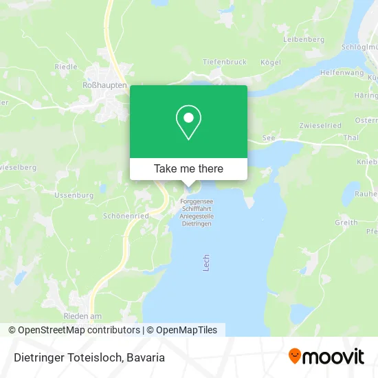 Карта Dietringer Toteisloch