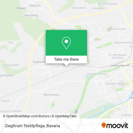 Карта Ziegltrum Textilpflege