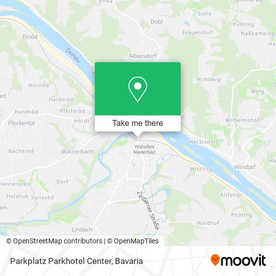 Parkplatz Parkhotel Center map