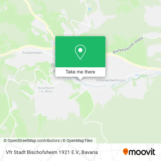 Карта Vfr Stadt Bischofsheim 1921 E.V.