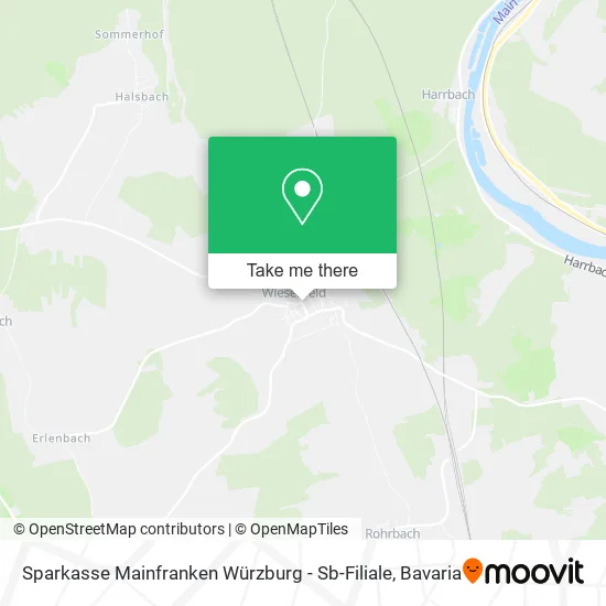 Карта Sparkasse Mainfranken Würzburg - Sb-Filiale