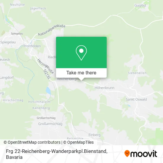 Карта Frg 22-Reichenberg-Wanderparkpl.Bienstand