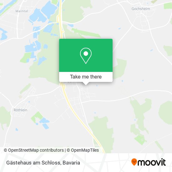 Gästehaus am Schloss map