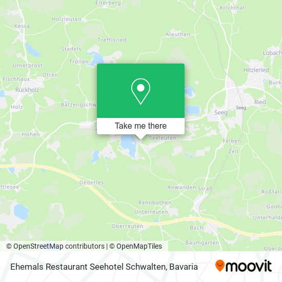 Карта Ehemals Restaurant Seehotel Schwalten