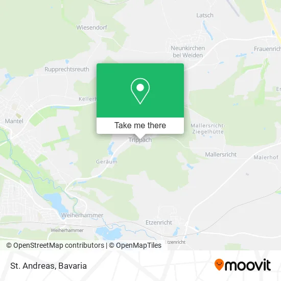 Карта St. Andreas