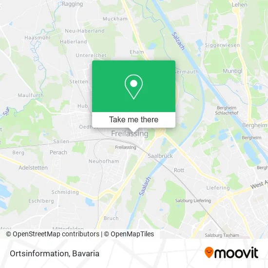 Карта Ortsinformation