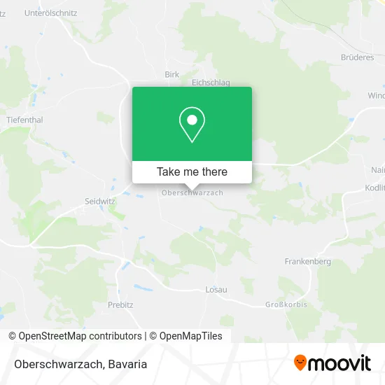 Карта Oberschwarzach