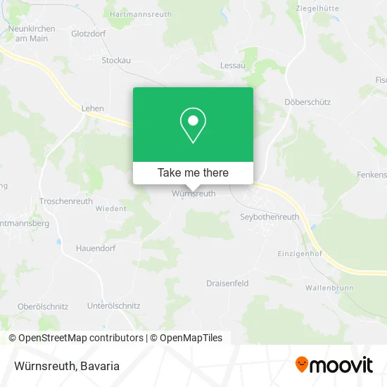 Карта Würnsreuth