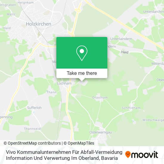 Vivo Kommunalunternehmen Für Abfall-Vermeidung Information Und Verwertung Im Oberland map