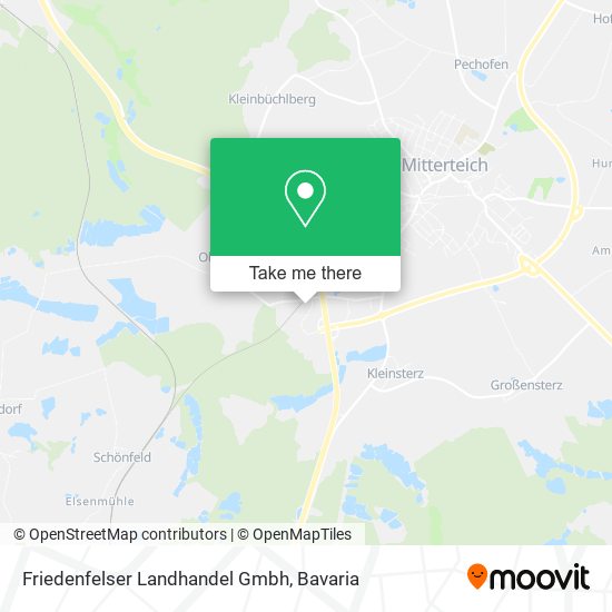 Friedenfelser Landhandel Gmbh map