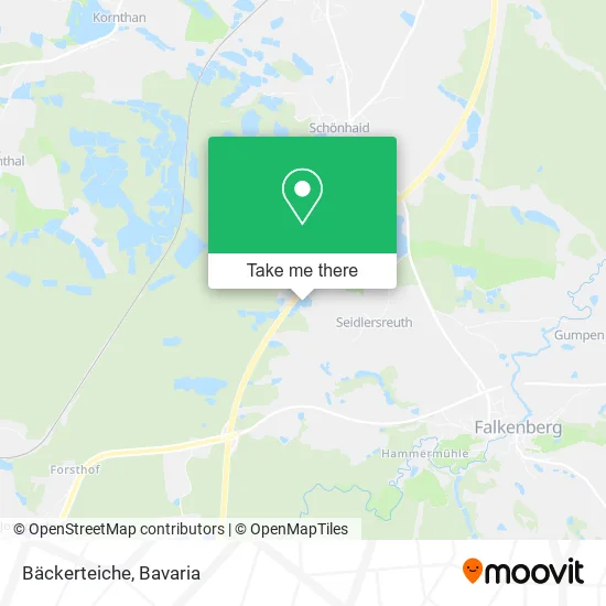 Карта Bäckerteiche