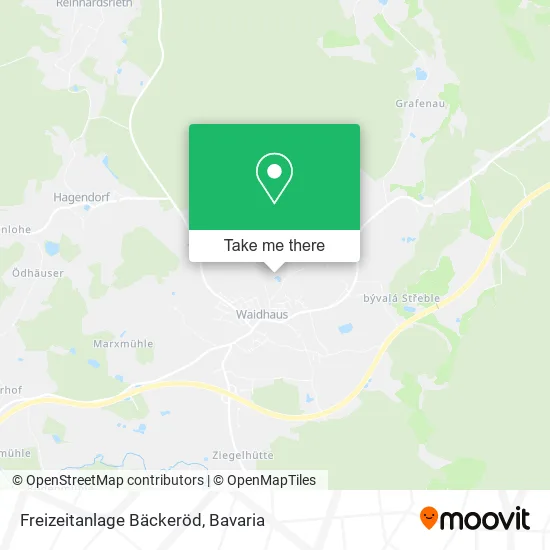 Карта Freizeitanlage Bäckeröd
