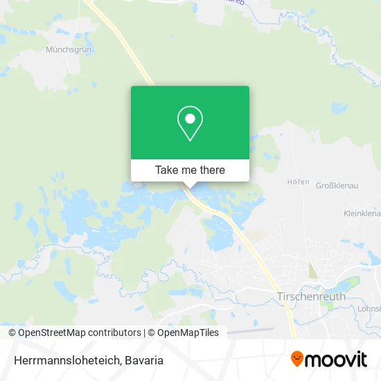 Карта Herrmannsloheteich