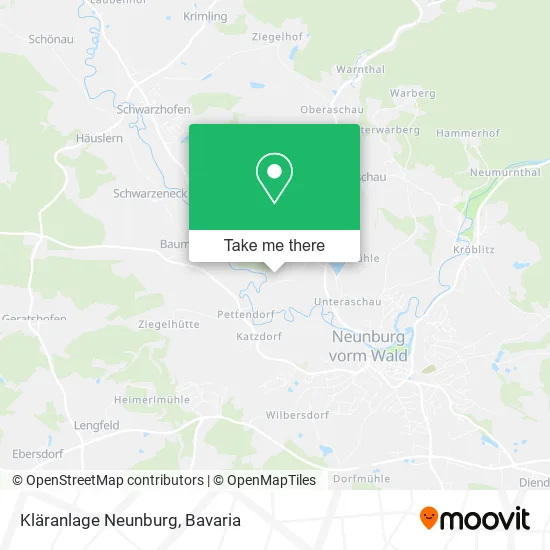 Карта Kläranlage Neunburg