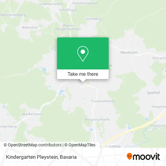 Карта Kindergarten Pleystein
