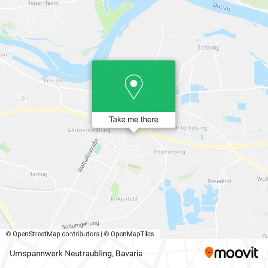 Карта Umspannwerk Neutraubling
